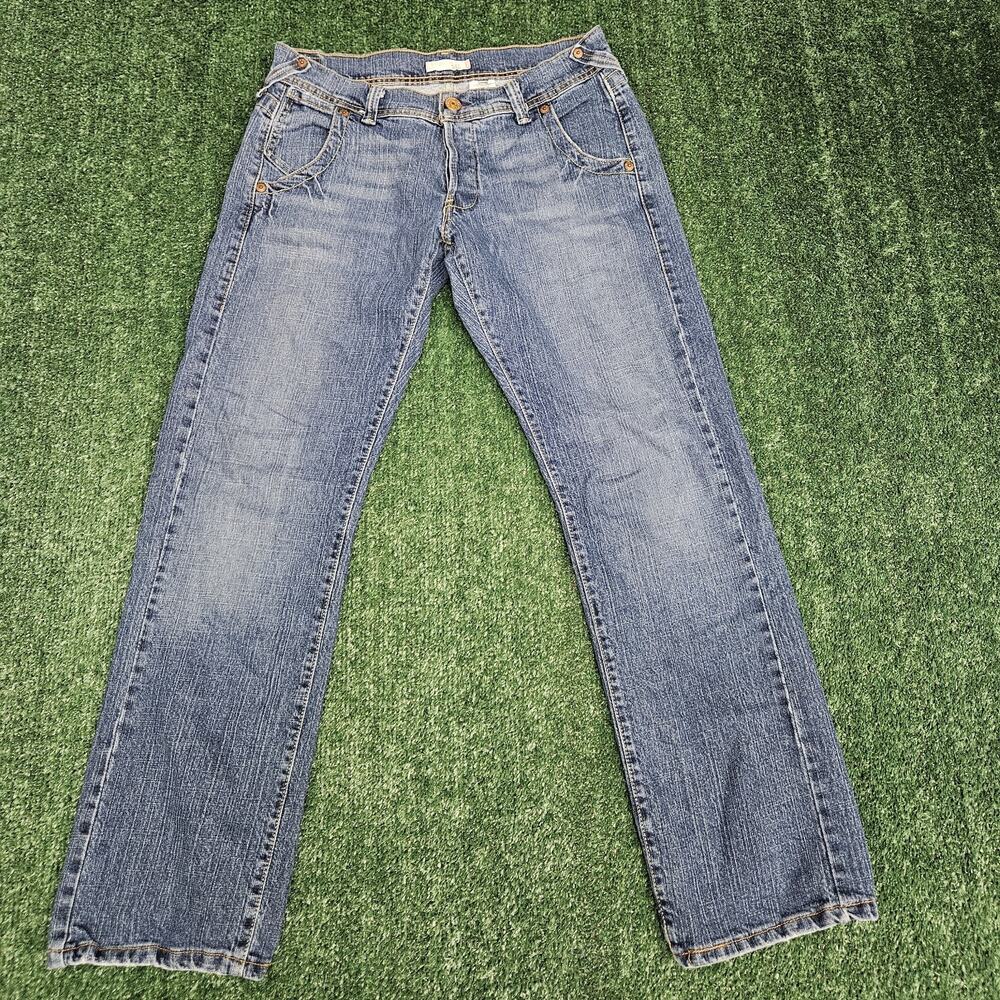 Vintage Levis 513 Boy Cut Jeans Womens 11 Y2K Low Rise Stretch Denim